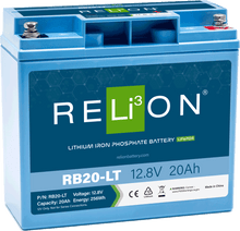 RELiON 12.8V 20Ah LT LiFePO4 Battery