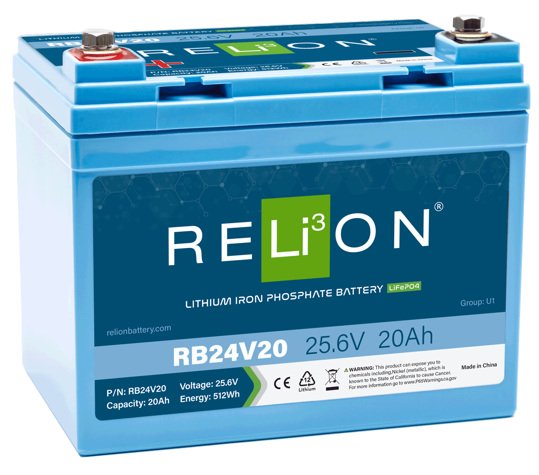 RELiON 25.6V 20Ah LiFePO4 Battery