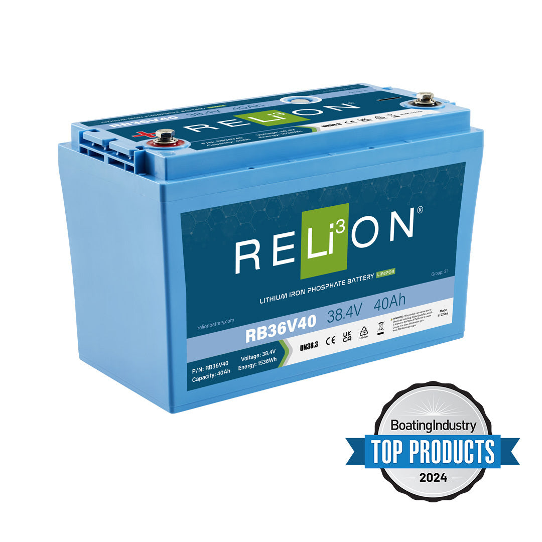 RELiON 38.4V 40AH NSC LiFePO4 Battery