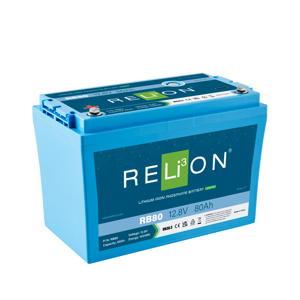 RELiON 12.8V 80Ah 4SC LiFePO4 Battery