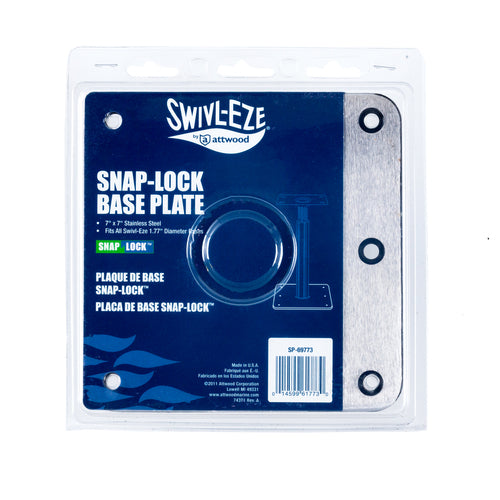 Attwood Snap Lock 7x7 SS Base