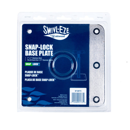 Attwood Snap Lock 7x7 SS Base