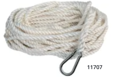 Attwood 3/8x150' Anchor Line Wht