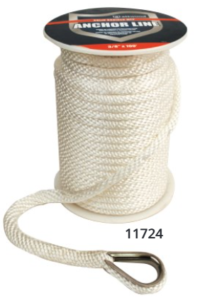 Attwood 3/8x100 Solid Braided Mfp