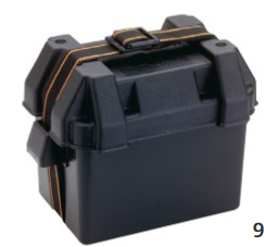 Attwood Battery Box-blk Sm