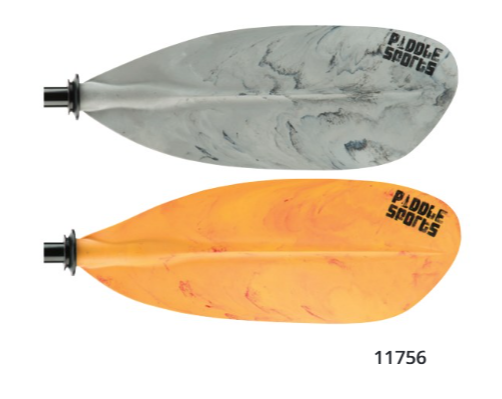 Attwood Paddle Kayak Asymmetrical, 7ft Orange/White