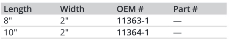 Attwood Bracket-bunk, 8 In