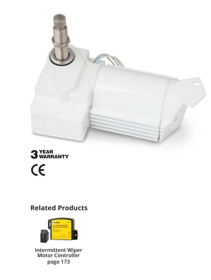 Marinco 12V 110° IP66 Aluminum Housing Motor - 2.5" Shaft