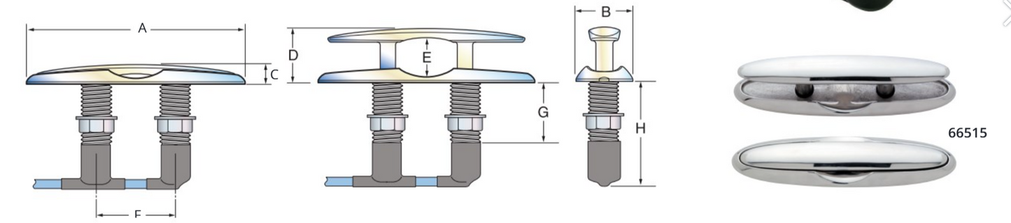 Attwood Asm-cleat,neat 10"