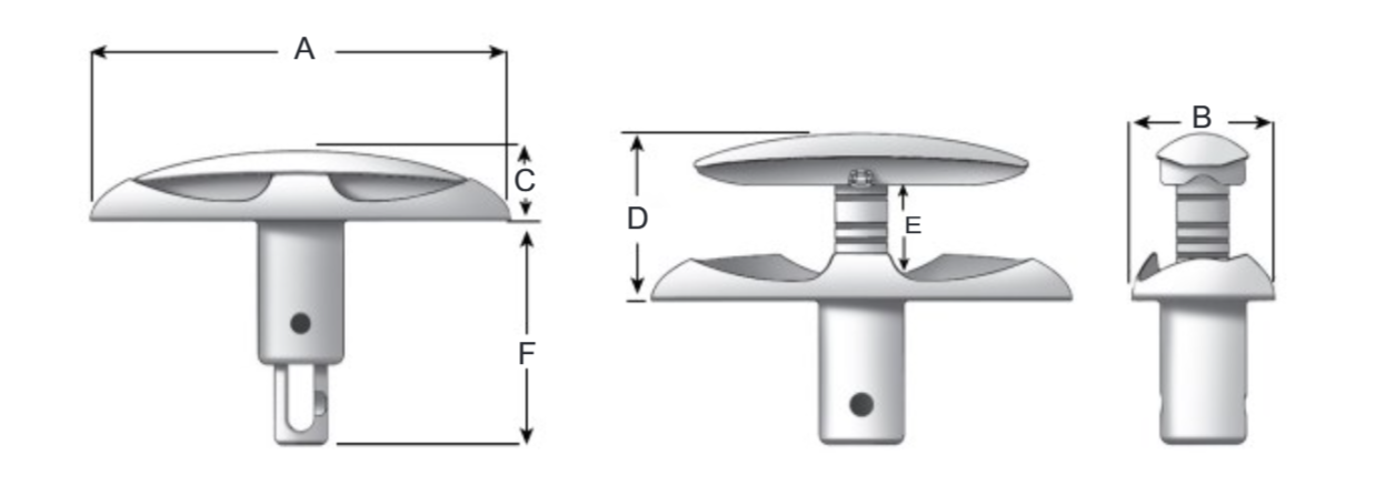 Attwood Assy-cleat,fender,3.5