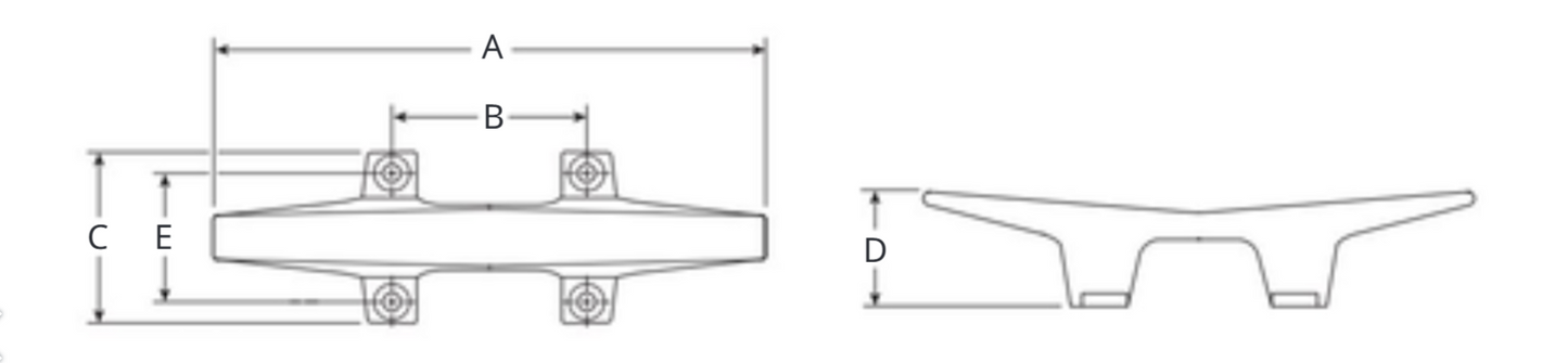 Attwood Hollow Base Cleat