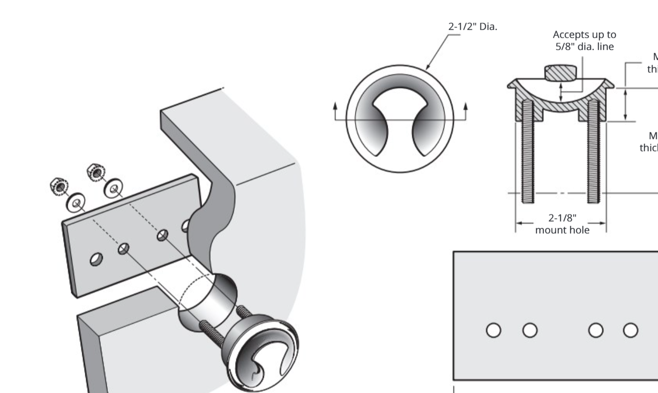 Attwood Ski Tow 2.5 Inch