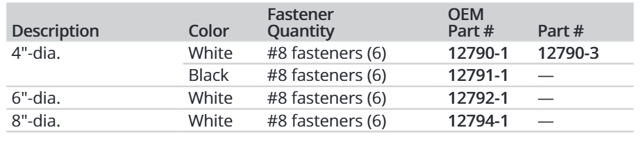 Attwood Plate,deck Inspection 8"