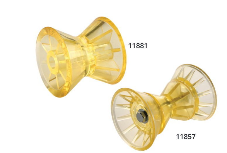 Attwood 4" Bow Roller Yellow