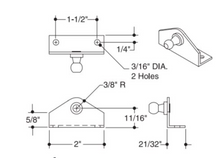 Attwood Lg Fl/bnt W/ Rv 10mm Ball