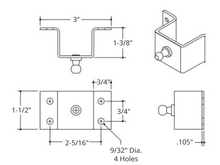 Attwood B109761 "u"bracket W/ B