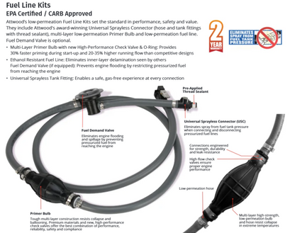 Attwood Barb-fuel P/h 1/4mtptx5/1