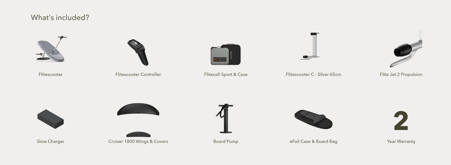 FliteScooter - Silver edition