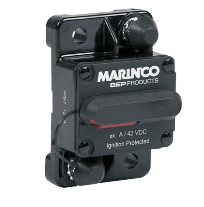 BEP Circuit Breaker HD 80A Switchable Reset Surface Mount