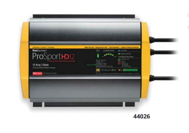 ProMariner ProSportHD 12 Global Battery Charger (12V 12A 2 out)