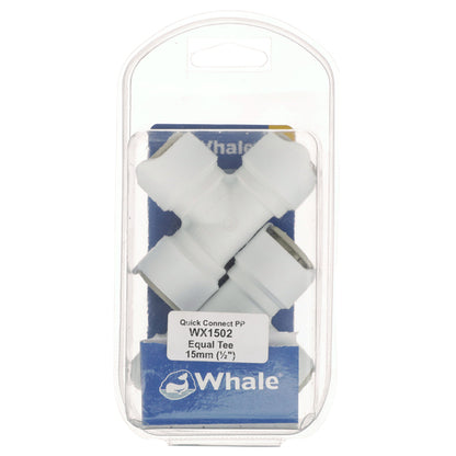 Whale Equal Tee 15mm X2