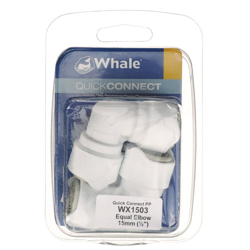 Whale Equal Elbow 15mm X2