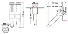 Whale Twist Deck Shower Retail Cold