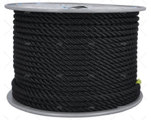 MOORING ROPE BLACK 10mm HIGH STRENGTH LIROS