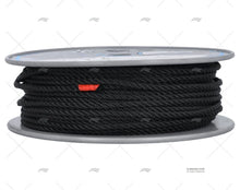 MOORING ROPE BLACK 6mm HIGH STRENGTH