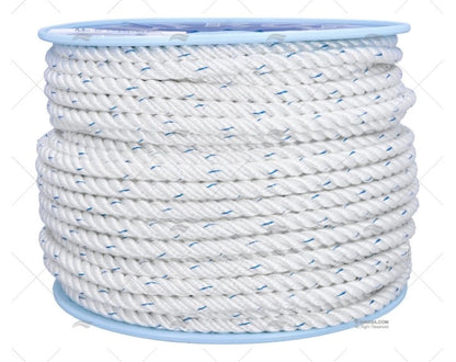 MOORING ROPE WHITE 12mm HIGH LIROS