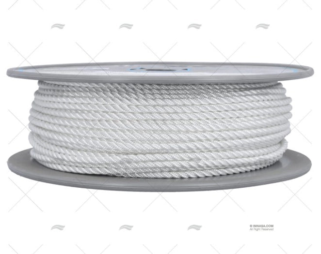 MOORING ROPE WHITE 6mm HIGH STRENGTH LIROS