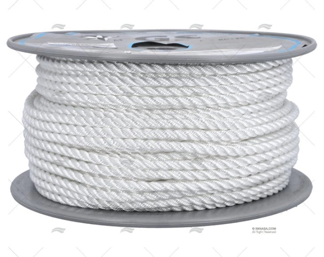 MOORING ROPE WHITE 8mm HIGH STRENGTH LIROS