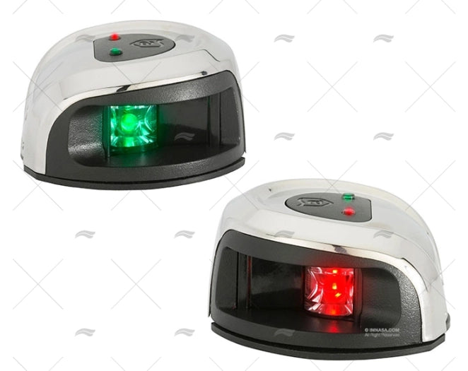 NAV LIGHT ROUND RED/GREEN PAIR ATTWOOD