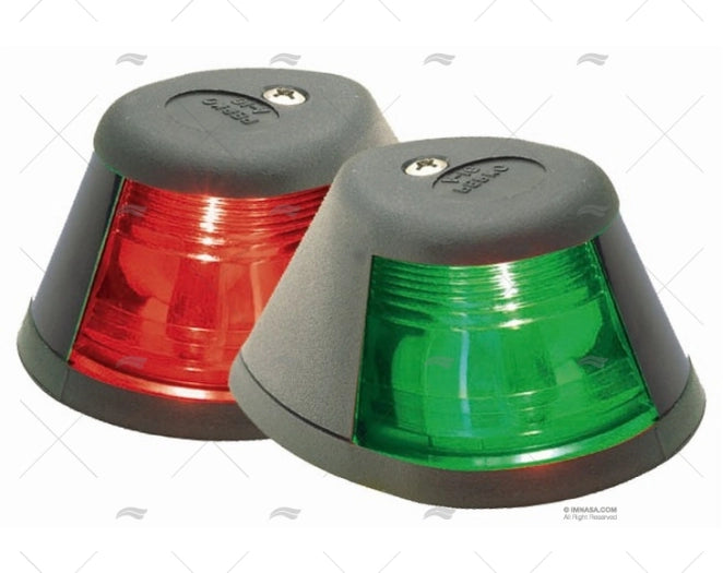 NAVIGATIONAL LIGHT PAIR RED GREEN BLACK PERKO