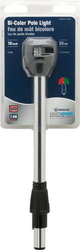Attwood Asm-pole Lt,biclr,bnt,10"