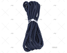 ROPE  POLYESTER 10mm / 6m NAVY W/EYE-SPLICE 1 LIROS