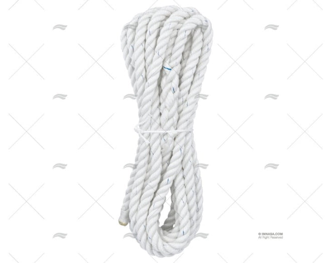ROPE  POLYESTER 14mm / 6m WHITE W/EYE-SPLICE LIROS