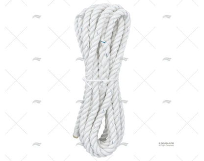 ROPE  POLYESTER 14mm / 6m WHITE W/EYE-SPLICE LIROS