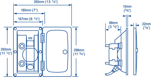 Whale Swim'n'rinse Mixer C/w Lid Wte