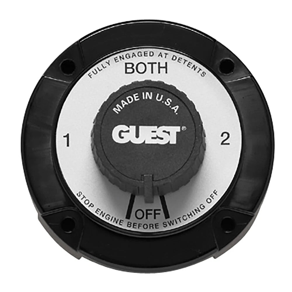 Marinco Battery Selector Switch 230A continuous with AFD Black (Bulk)