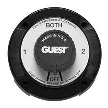 Marinco Battery Selector Switch 230A continuous with AFD Black (Bulk)