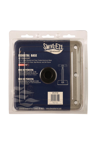 Attwood 7x7 Alum. 3/4 Pin Base